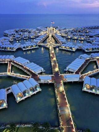 Jay Chou's choice~ This Malaysian resort with the most swimming pools & overwater villas in the world is so beautiful