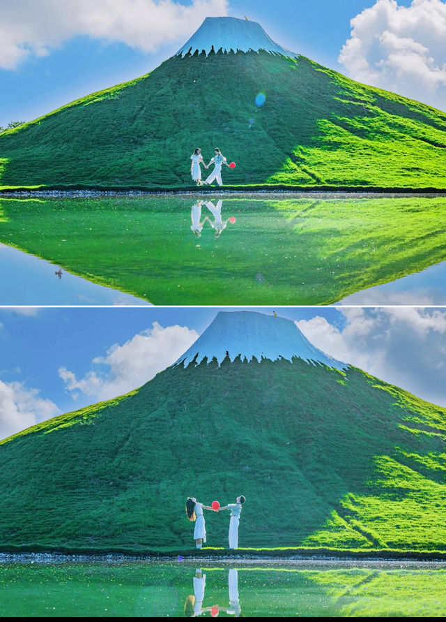 北京1小時車程外就有一座像日本"富士山"的"京郊富士山"。