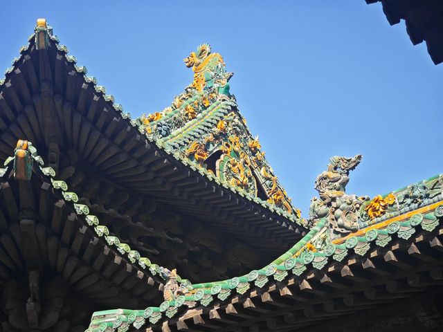 介休城隍廟|超高琉璃藝術寺廟。