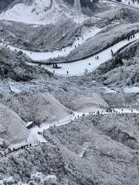 接下來的清遠雲冰山！堪稱廣東看雪天花板！
