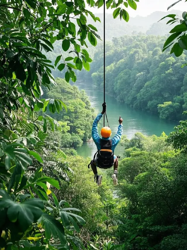 Check Out the Thrilling New Ways to Experience Ziplining in Xishuangbanna!