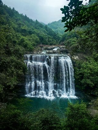 The most beautiful waterfall in Guangdong｜Huangmanzhai Waterfall