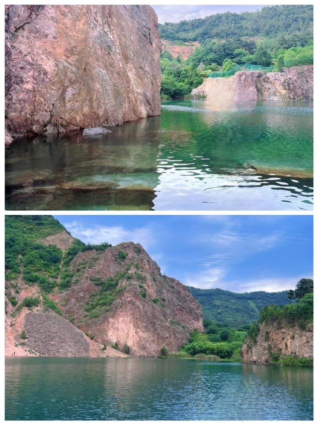 大陽山翡翠湖碧綠嘅湖水養眼秀麗嘅風景令人注目