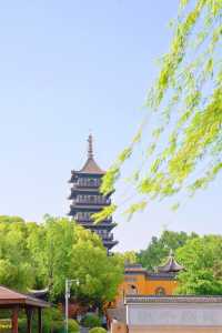 嘉興必到景點！登上七層高塔眺望南湖