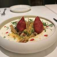 nice middle eastern food.
