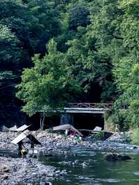 廣州山野民宿竹林私湯＋瀑布下溯溪玩水