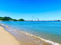 海花島嘅濱海公園，長長嘅椰夢長廊，隨手一拍都係大片