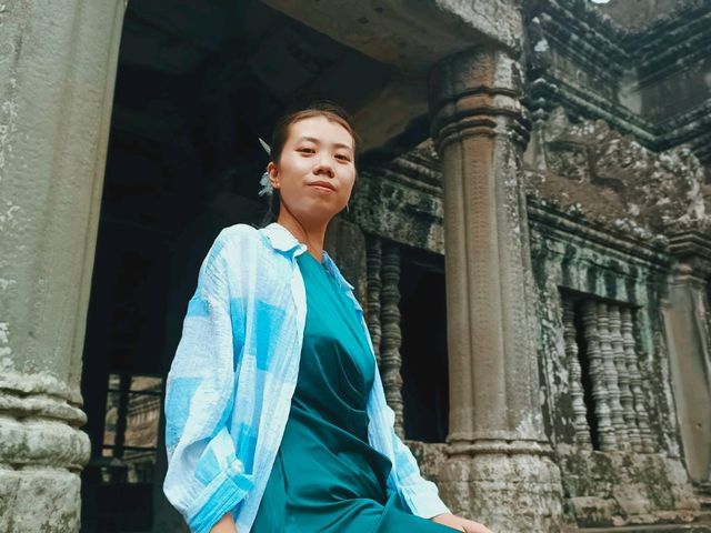 The Sacred Summit: Ascending to Angkor Wat's Second Floor Sanctuary