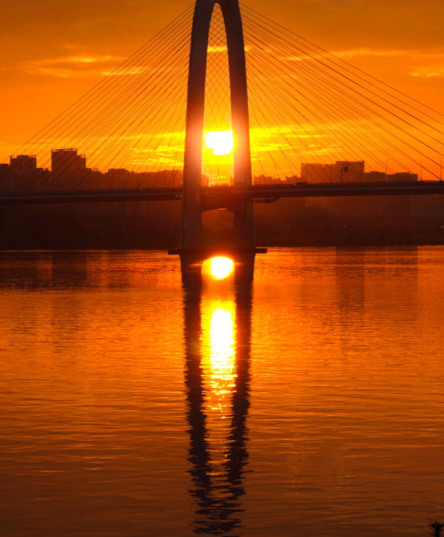 長沙湘江落日封神了!本地人私藏的橘子洲日落攻略 長沙湘江落日封神了!本地人私藏的橘子洲日落攻略