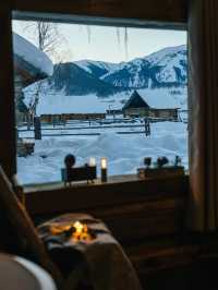 冰雪覆蓋的村落