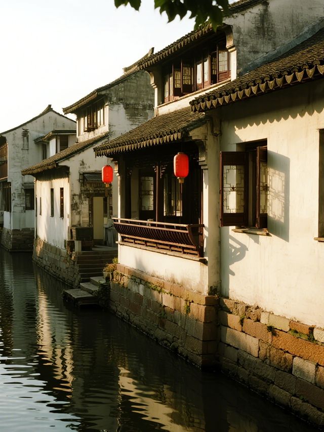 周莊古鎮親子遊！秋日錯峰，帶娃感受江南水鄉的治癒