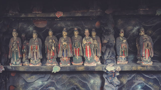 首次曝光，99%的人沒見過—明代道教全堂塑像