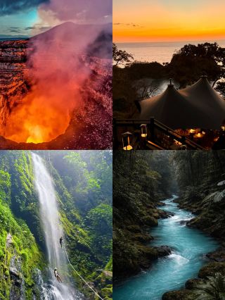 Step into Central America and encounter rainforests and ocean waves