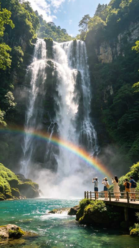 人混みを避けよう！410メートルの野生巨大滝｜滴水滩瀑布夏の避暑