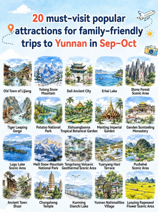 September–October family trip: A 5-day, 4-night stress-free Yunnan itinerary for a relaxing getaway