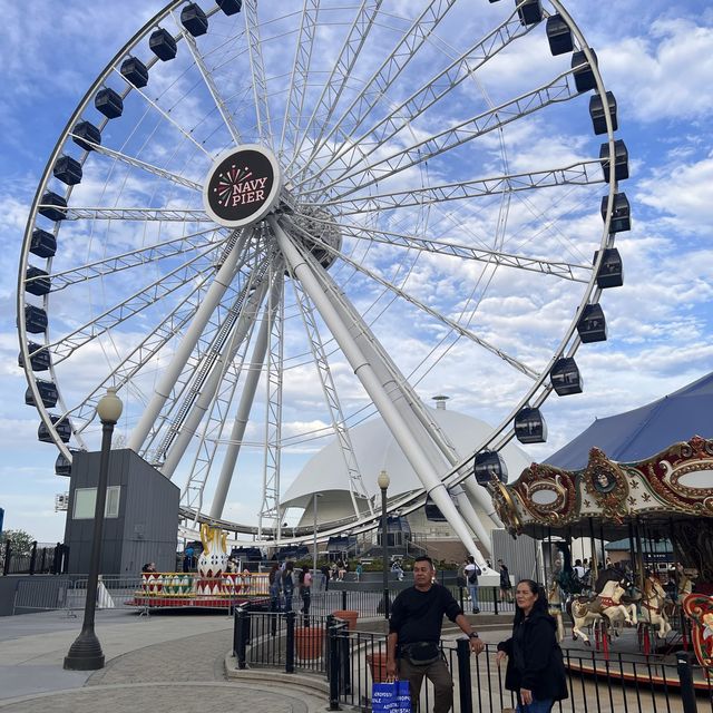 Fun time in Navy pier, Chicago