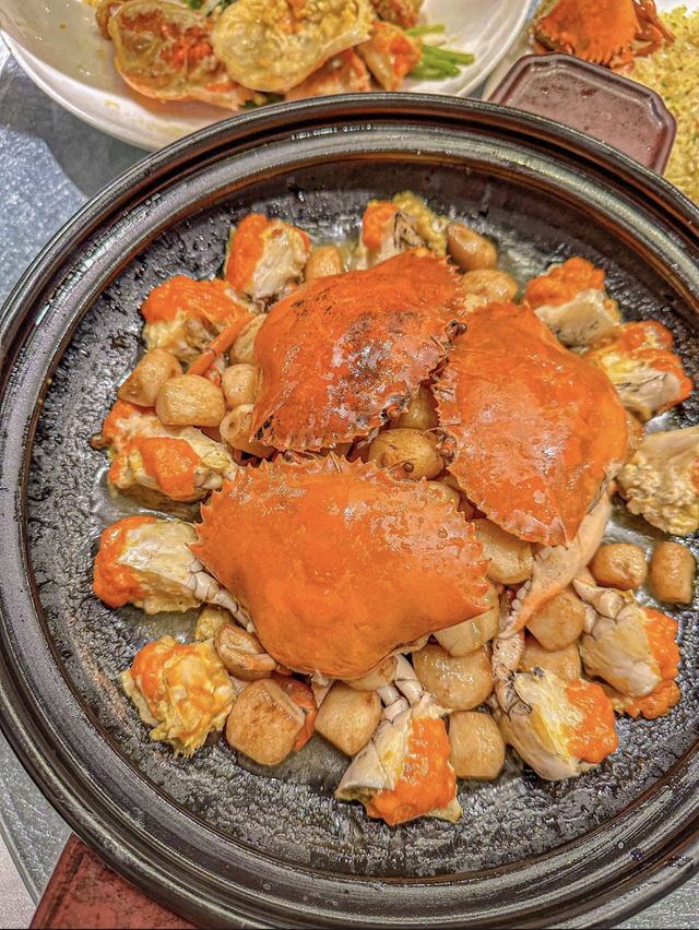 🦀秋天食黃油蟹-深圳褔海樓🦀