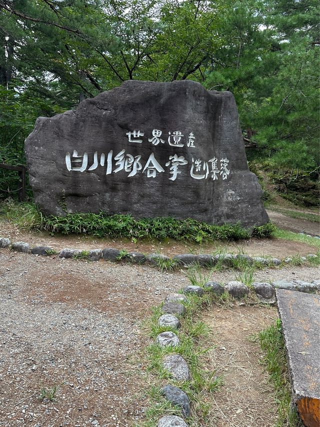 白川鄉 ｜荻町城跡展望台眺望合掌村📸
