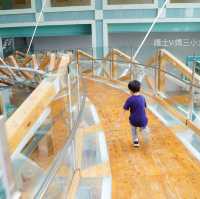 《台北科學教育館｜環型空中木橋》