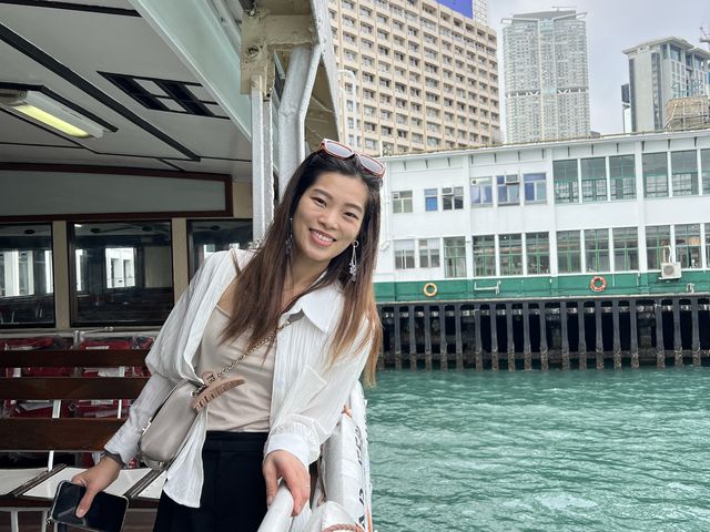🇭🇰香港很美😍尖沙咀海旁+渡海小輪⛴️雪糕車