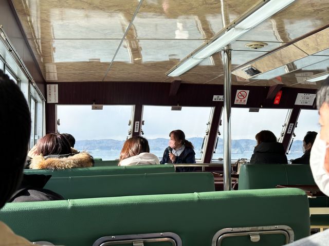 一次看松島灣超過260個島嶼 還有露天區可以吹風看海 松島遊船必看仁王島、鐘島