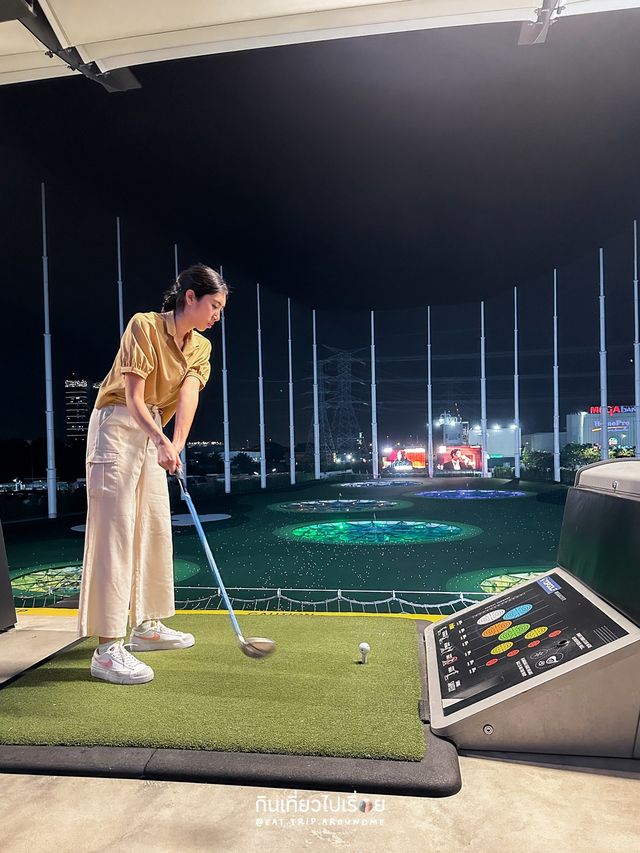ครั้งแรกของการตีกอล์ฟที่ Top Golf Club 🏌🏻⛳️