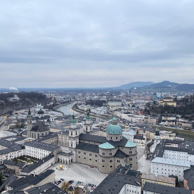 The Hohensalzburg Fortress an eye catcher! 