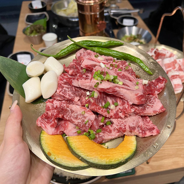 고기를 먹으면 샤브샤브와 셀프코너는 무료인 낙원갈비집!