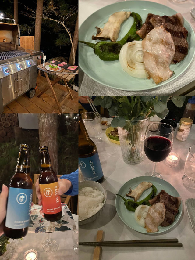 【滋賀 高島】近江牛🐮と無農薬野菜のBBQが美味しい🪵滋賀のグランピング