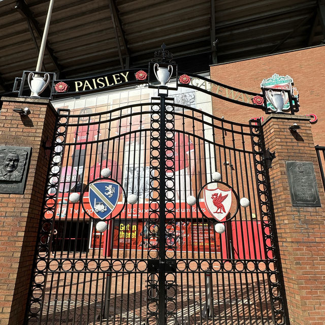 Iconic football stadium in Liverpool