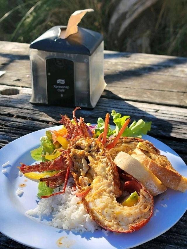 【紐西蘭南島】凱庫拉Kaikoura 真「路邊」攤 海鮮BBQ