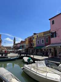 威尼斯最美麗小島💕Burano😬彩虹色小屋😗