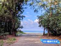 台南-以夕照聞名的月牙海灣：漁光島