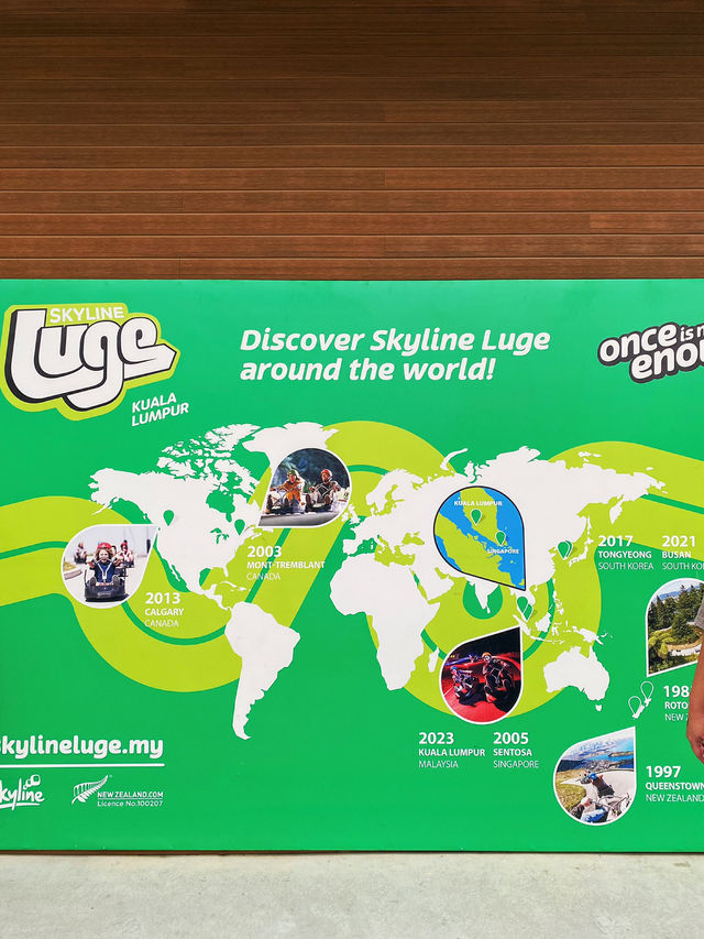 Malaysia 1st skyline luge 🛷🛷