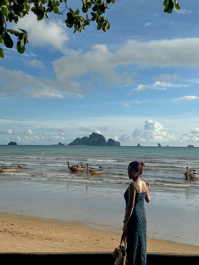 เดินเล่นชมพระอาทิตย์ตก หาดอ่าวนาง 🏝️ กระบี่
