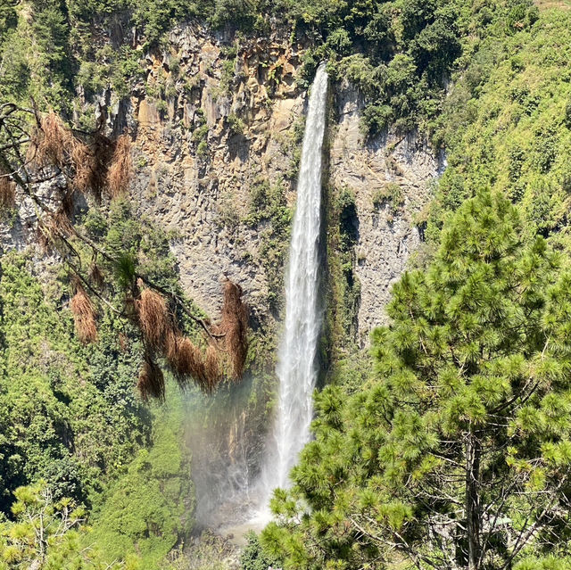 Amazing waterfall view