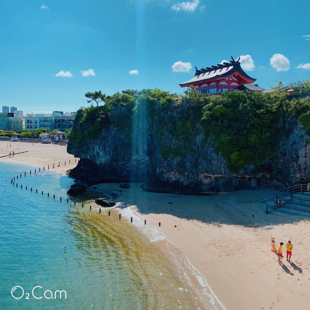 🇯🇵沖繩波上宮 🎒書包御守超可愛 崖上的神社⛩️超殺底片