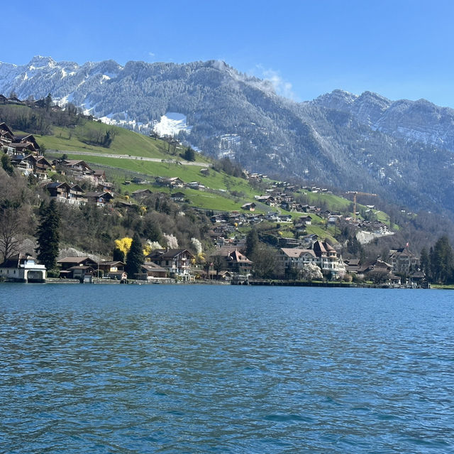 Free amazing cruising at lake Thun