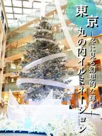 【東京】本物のもみの木が純白のベールに包まれる✨