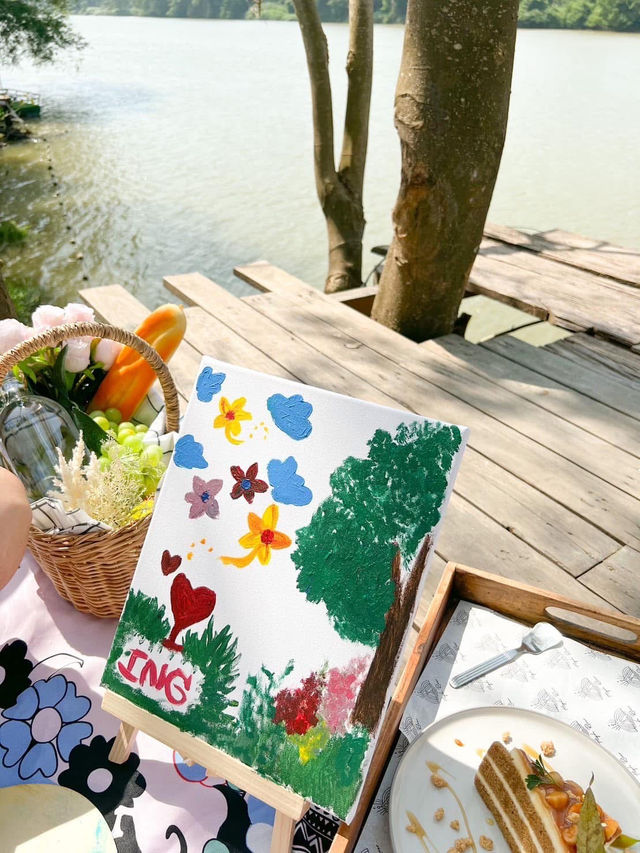 ร้านคาเฟ่ริมน้ำแม่กลอง 🌿🌳 High River Café