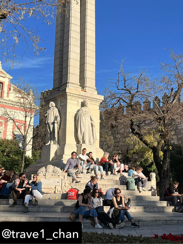 【スペイン🇪🇸セビーリャ、セビリア】オレンジと青空と歴史の美しさ