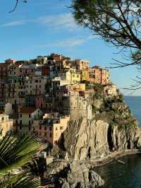 意大利🇮🇹五漁村🌅最美日落的Manarola🧡