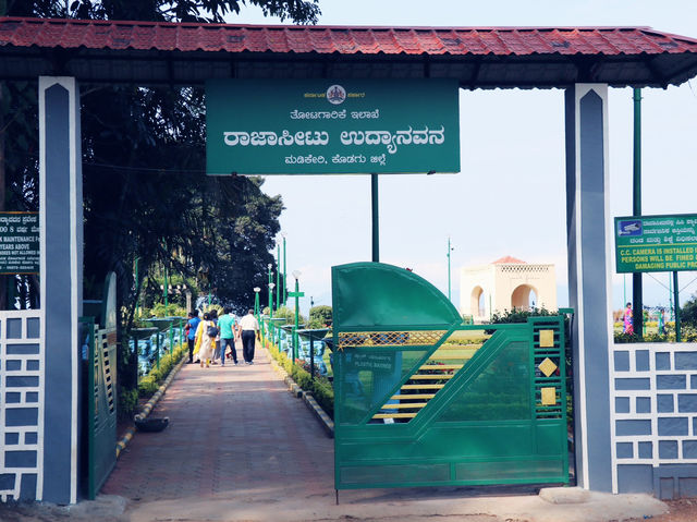 Toy train with Indian friends in Coorg, India