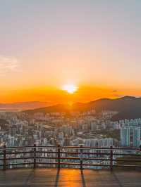 부산 여행 노을 야경맛집 황령산 코스는 필수🌆🧡