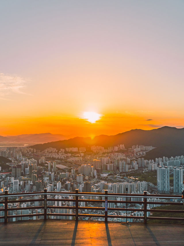 부산 여행 노을 야경맛집 황령산 코스는 필수🌆🧡
