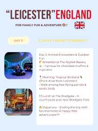 Leicester for Family Fun & Adventure 🦁🎢
