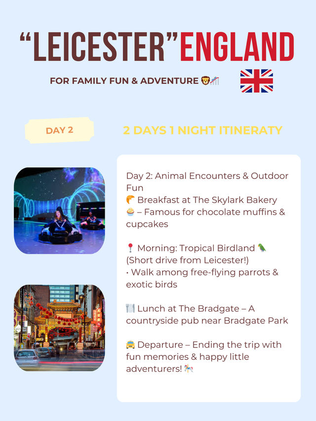 Leicester for Family Fun & Adventure 🦁🎢