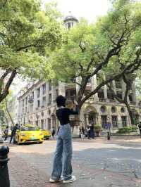🇨🇳เดินเล่นรอบๆเกาะซาเมี่ยน 🌳🗿