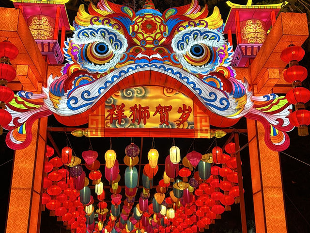 Guangzhou Lantern Festival CN tower tulip garden and 3D ad