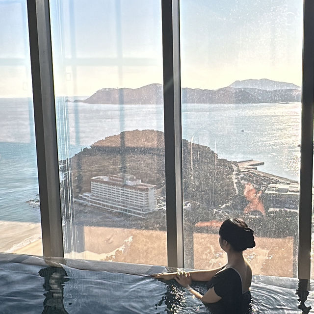 （釜山）해운대뷰를 높은 고층에서 실내수영장에서 느껴보세요🏊‍♀️